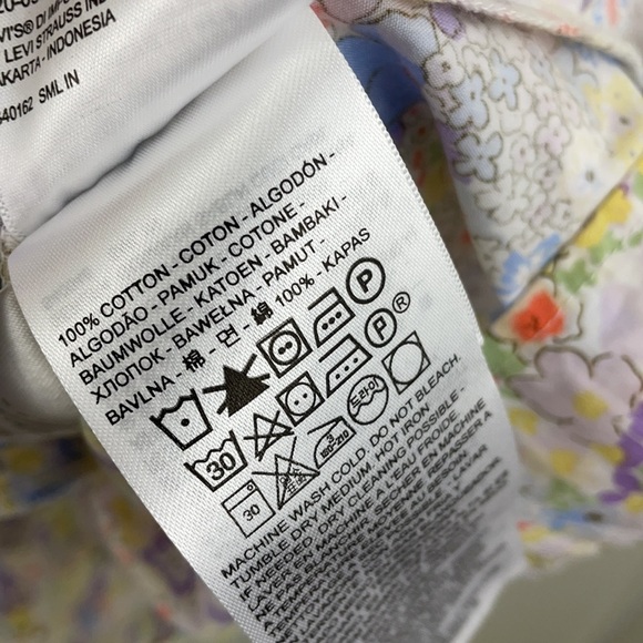 Levi’s Verenne Puff Sleeve Mini Dress - Picture 9 of 11